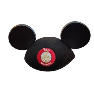 Disney Black Mickey Mouse Ears with Red Logo & Preformance Arts